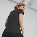 Футболка  жіноча PUMA ESS+ Metallic Logo Tee puma black/silver metallic 4
