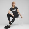 Футболка  жіноча PUMA ESS+ Metallic Logo Tee puma black/silver metallic 7