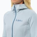 Кофта  флісова жіноча Jack Wolfskin Kolbenberg Hooded Fz soft blue 4