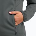 Куртка софтшелл жіноча Jack Wolfskin Windhain Hoody slate green 6