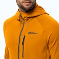 Кофта флісова чоловіча Jack Wolfskin Kolbenberg Hooded Fz safflower 4