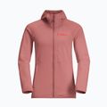Кофта флісова жіноча Jack Wolfskin Kolbenberg Hooded Fz mineral red 7