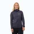 Кофта флісова жіноча Jack Wolfskin Kolbenberg Hooded Fz graphite