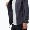 Кофта флісова жіноча Jack Wolfskin Kolbenberg Hooded Fz graphite 6