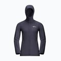 Кофта флісова жіноча Jack Wolfskin Kolbenberg Hooded Fz graphite 8