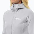 Кофта флісова жіноча Jack Wolfskin Kolbenberg Hooded Fz cool grey 4