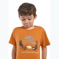 Футболка дитяча Jack Wolfskin Graphic Cotton T print soft amber 4