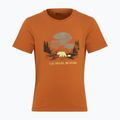 Футболка дитяча Jack Wolfskin Graphic Cotton T print soft amber 7