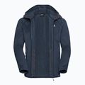 Кофта трекінгова чоловіча Jack Wolfskin Peak District Hooded Full Zip midnight sky 9