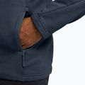 Кофта трекінгова чоловіча Jack Wolfskin Peak District Full Zip midnight sky 6