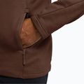 Кофта трекінгова чоловіча Jack Wolfskin Peak District Full Ziphot choc 6