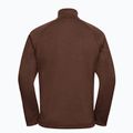 Кофта трекінгова чоловіча Jack Wolfskin Peak District Full Ziphot choc 8