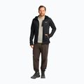 Кофта трекінгова чоловіча Jack Wolfskin Peak District Hooded Full Zip black 2