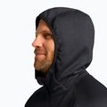 Кофта трекінгова чоловіча Jack Wolfskin Peak District Hooded Full Zip black 4