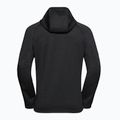 Кофта трекінгова чоловіча Jack Wolfskin Peak District Hooded Full Zip black 8