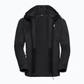 Кофта трекінгова чоловіча Jack Wolfskin Peak District Hooded Full Zip black 9