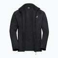 Кофта трекінгова чоловіча Jack Wolfskin Peak District Full Zip black 9