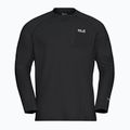 Лонгслів чоловічий Jack Wolfskin Prelight Trail Crew black 5