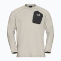 Лонгслів чоловічий Jack Wolfskin Prelight Trail Crew pale sand 5