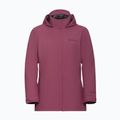 Жіноча дощовикова куртка Jack Wolfskin Trailtime 2L raisin 8