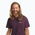 Чоловіча футболка Jack Wolfskin Essential amaranth 4