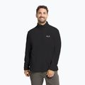 Кофта флісова чоловіча Jack Wolfskin Taunus 100 Half Zip black