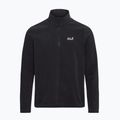 Кофта флісова чоловіча Jack Wolfskin Taunus 100 Half Zip black 5
