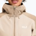 Куртка дощовик жіноча Jack Wolfskin Wildbound 2L oyster 4