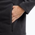 Кофта флісова чоловіча Jack Wolfskin Taunus 200 Full Zip black 6
