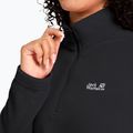 Кофта флісова жіноча Jack Wolfskin Taunus 100 Half Zip black 4
