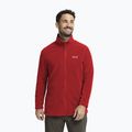 Кофта флісова чоловіча Jack Wolfskin Taunus 100 Full Zip siren red