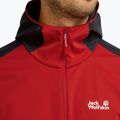 Куртка софтшелл чоловіча Jack Wolfskin Skyvail siren red 4