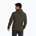 Куртка вітрозахисна чоловіча Jack Wolfskin Wild Winds Hooded obsidian moss 3