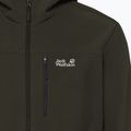 Куртка вітрозахисна чоловіча Jack Wolfskin Wild Winds Hooded obsidian moss 6