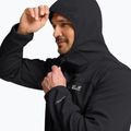 Куртка вітрозахисна чоловіча Jack Wolfskin Wild Winds Hooded black 4