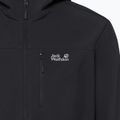 Куртка вітрозахисна чоловіча Jack Wolfskin Wild Winds Hooded black 6