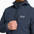 Куртка вітрозахисна чоловіча Jack Wolfskin Wild Winds Hooded midnight sky 5