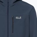 Куртка вітрозахисна чоловіча Jack Wolfskin Wild Winds Hooded midnight sky 6