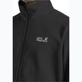 Кофта флісова чоловіча Jack Wolfskin Wild Rebel 200 Full Zip paw black 4