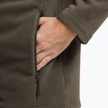 Кофта флісова чоловіча Jack Wolfskin Taunus 200 Full Zip obsidian moss 6