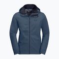 Куртка хардшел чоловіча Jack Wolfskin Evandale синя 1111131_1383 9