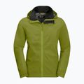 Куртка хардшел чоловіча Jack Wolfskin Evandale зелена 1111131_4131 4