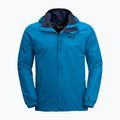 Куртка дощовик чоловіча Jack Wolfskin Stormy Point блакитна 1111141_1361 5