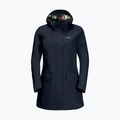 Плащ дощовик жіночий Jack Wolfskin Cape York Paradise синій 1111244_1010