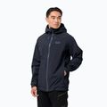 Куртка хардшел чоловіча Jack Wolfskin Highest Peak синя 1115131_1033