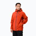 Куртка хардшел чоловіча Jack Wolfskin Highest Peak помаранчева 1115131_3017