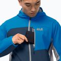 Куртка софтшел чоловіча Jack Wolfskin Eagle Peak II блакитна 1306911_1361 3