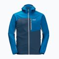 Куртка софтшел чоловіча Jack Wolfskin Eagle Peak II блакитна 1306911_1361 5