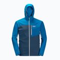 Куртка софтшел чоловіча Jack Wolfskin Eagle Peak II блакитна 1306911_1361 6