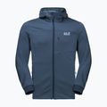 Флісова кофта чоловіча Jack Wolfskin Hydro Grid синя 1710001_1383 6
